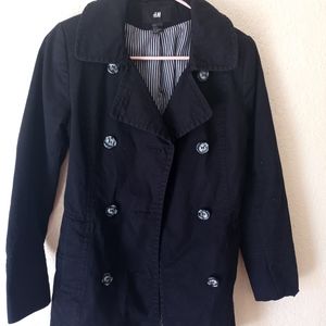 H&M black coat